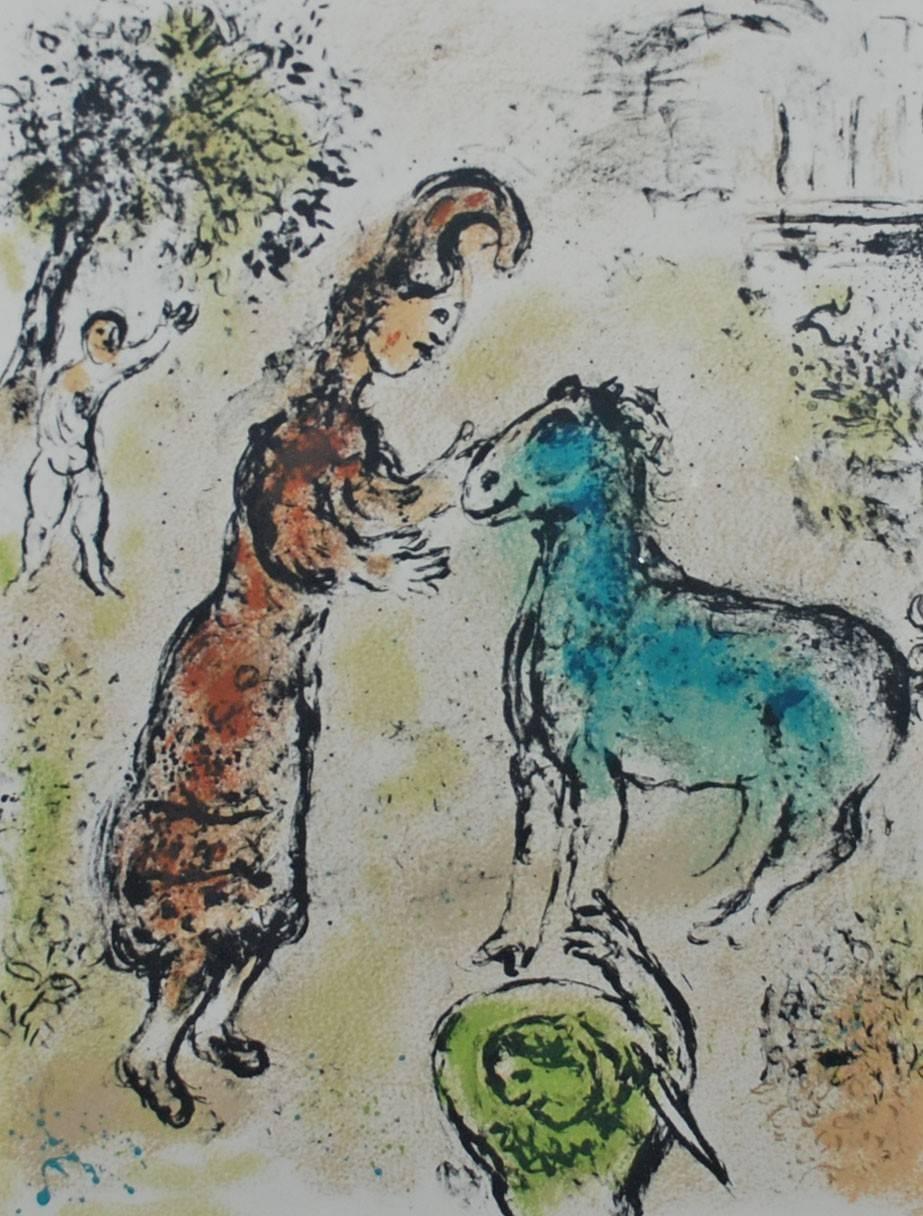 Marc Chagall Athena and the Horse, from The Odyssey, Volume I at 1stDibs