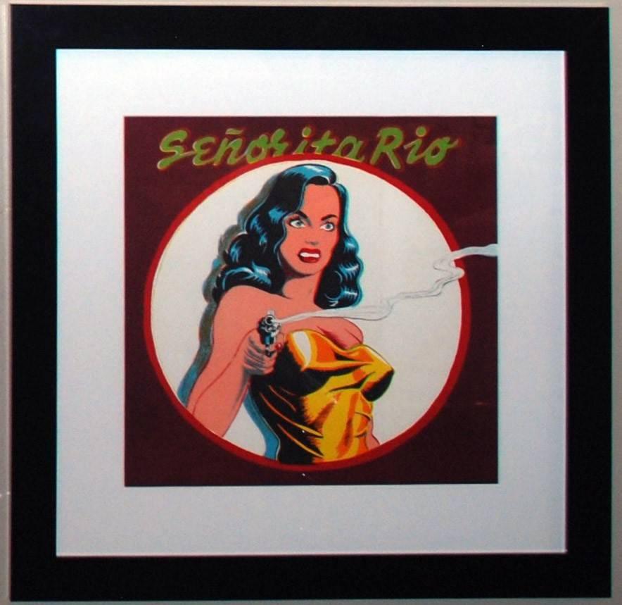 Señorita Rio, aus 1¢ Leben – Print von Mel Ramos