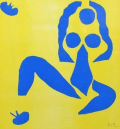 Nu bleu, la grenouille (Desnudo azul, la rana)