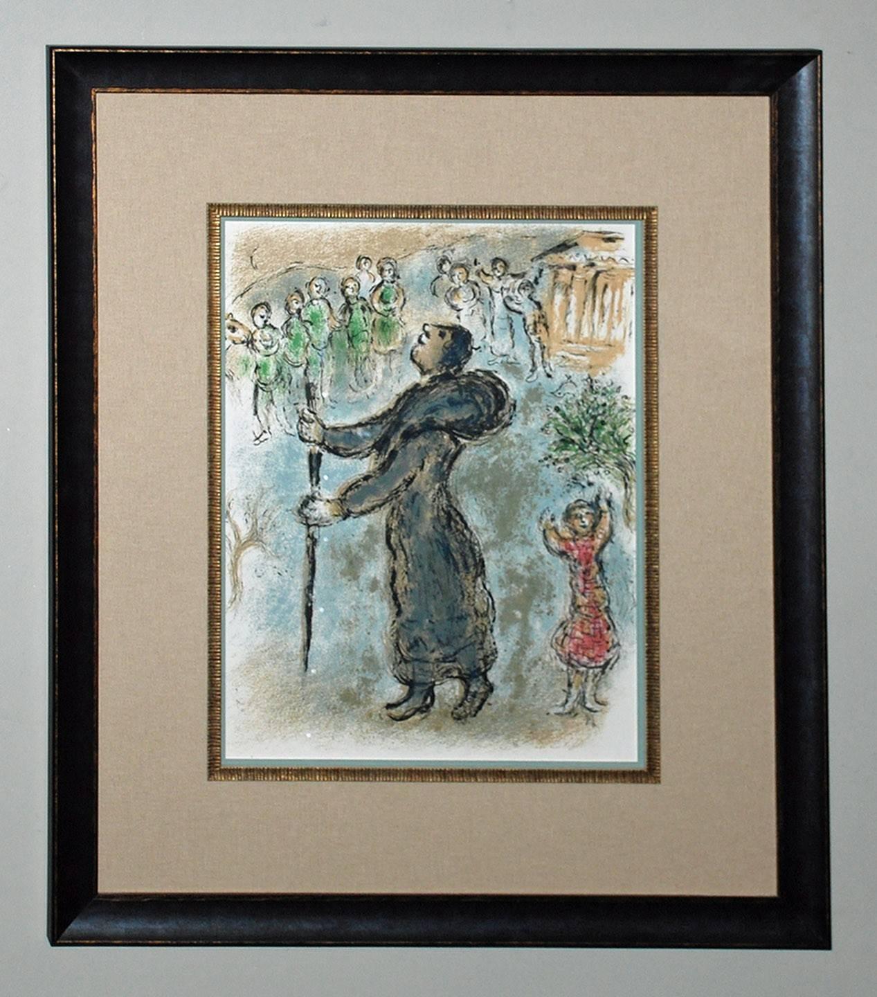 Ulysses Disguised as a Beggar, from The Odyssey, Volume II - Print by Marc Chagall