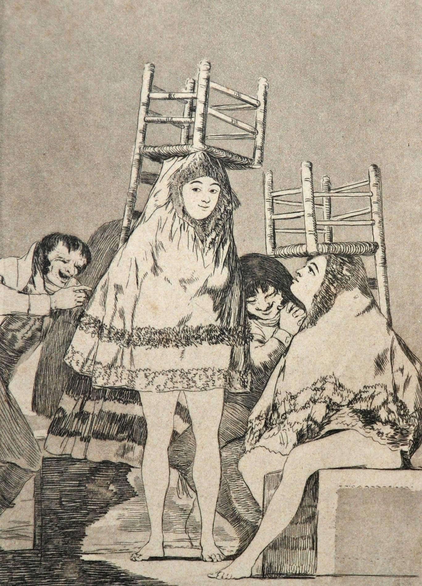 Francisco Goya Figurative Print - Ya Tienen Asiento (They've Already Got a Seat)