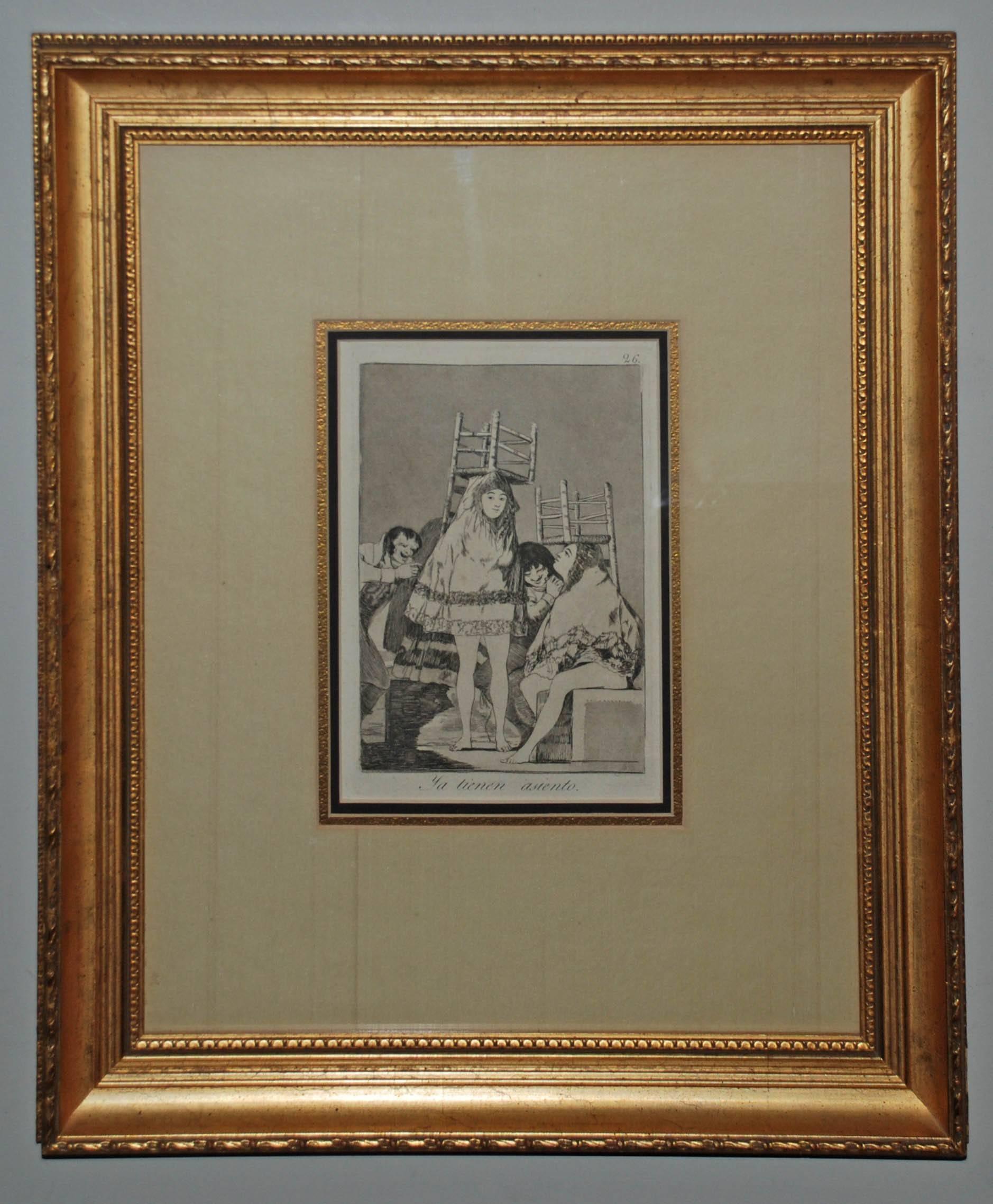 Ya Tienen Asiento (They've Already Got a Seat) - Print by Francisco Goya