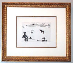 Citando al Toro a Banderillas Sentado en una Silla, from La Tauromaquia