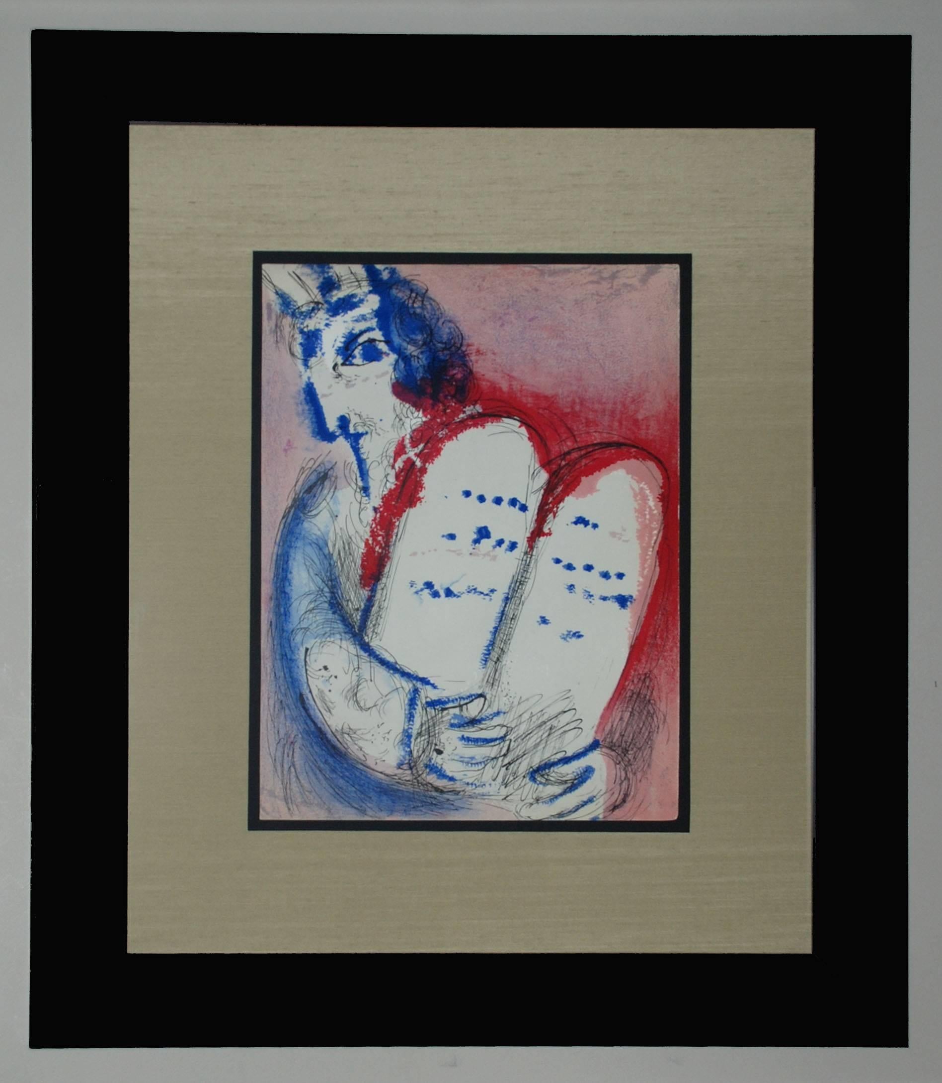 Moses III - Print by Marc Chagall