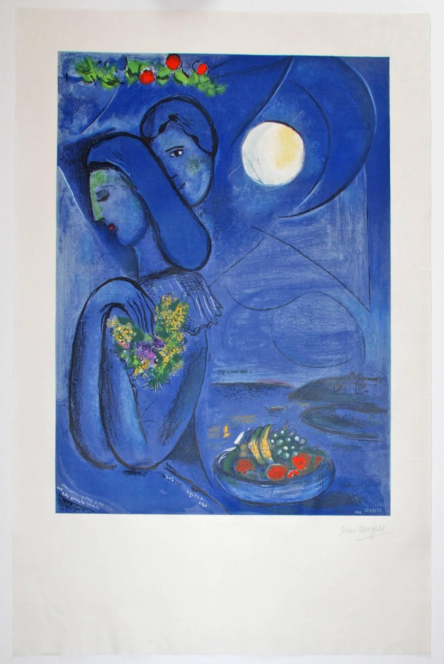 Saint Jean Cap-Ferrat - Print by (after) Marc Chagall