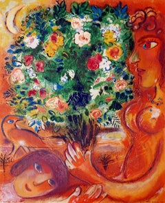 Femme au Bouquet (Women with Bouquet), from Nice and Cote d'Azur