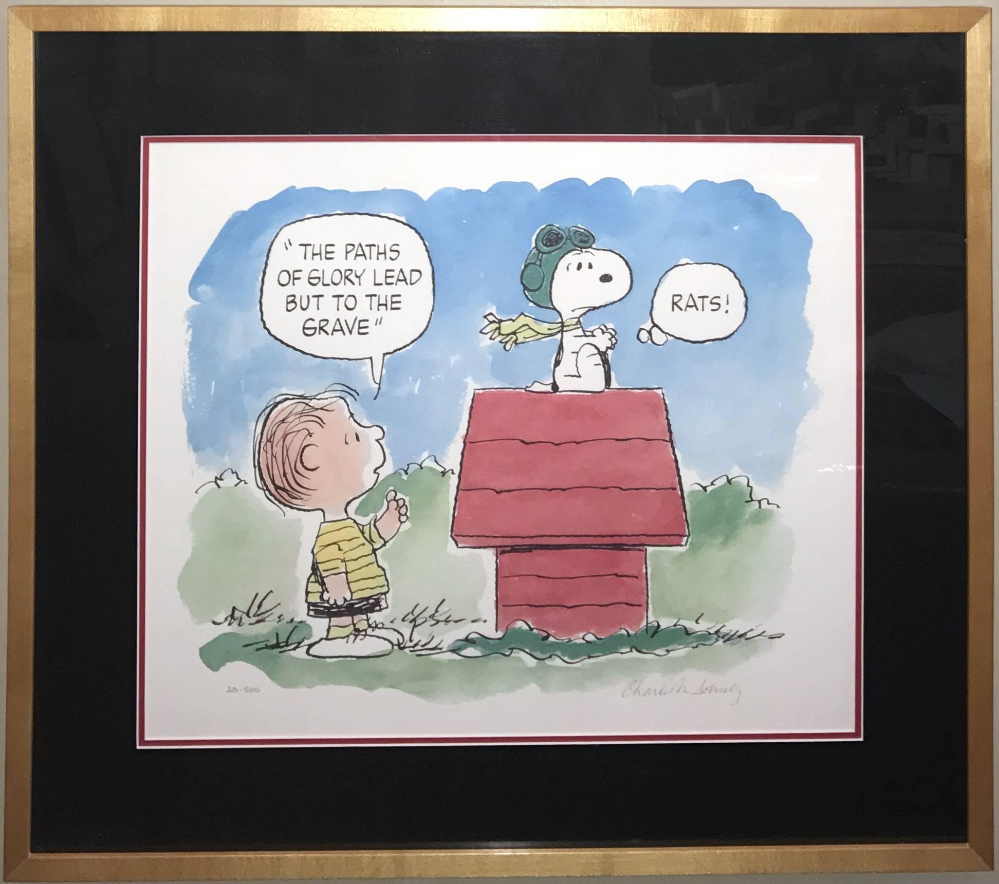 The Flying Ace - Print by Charles M. Schulz
