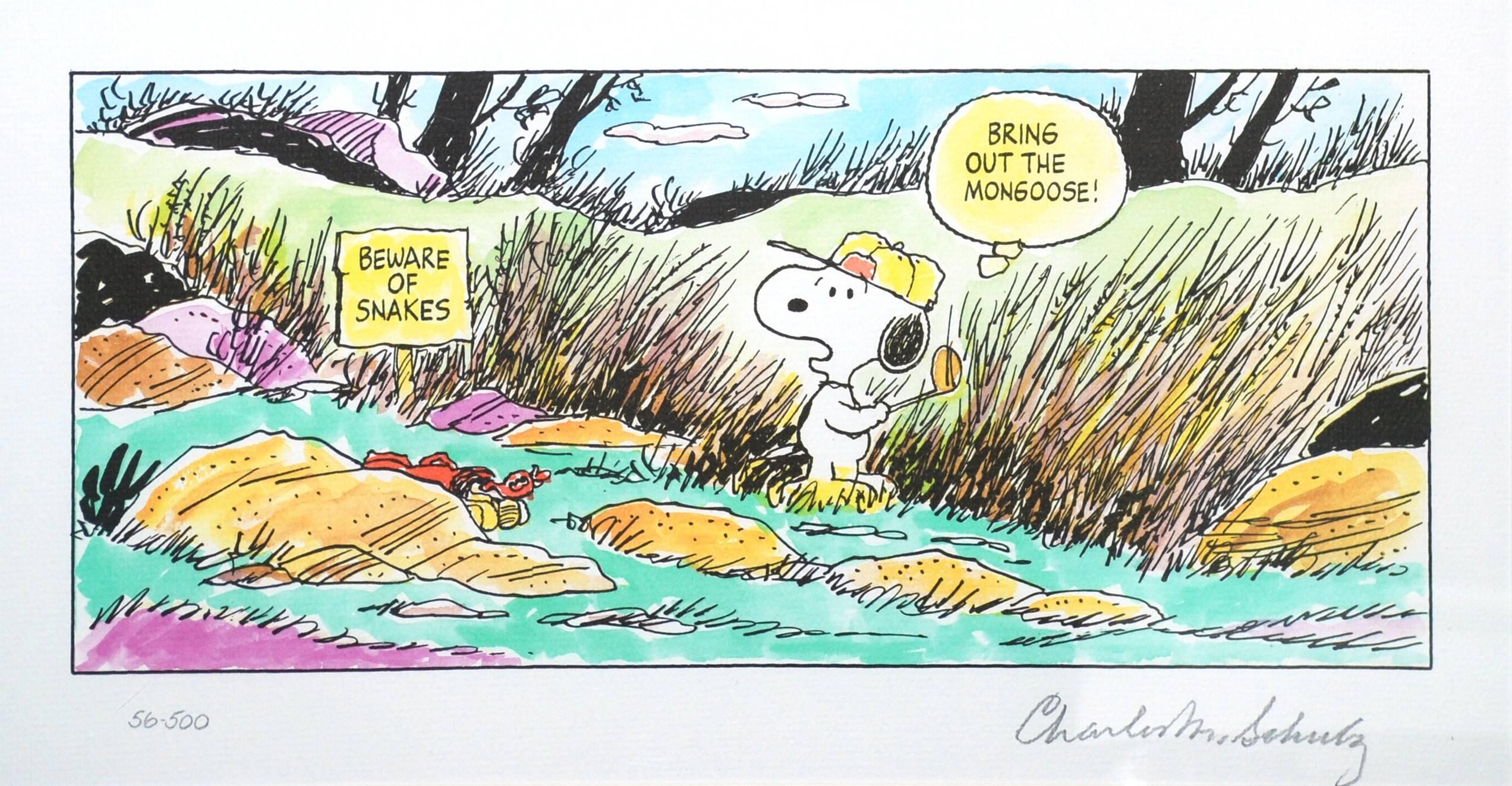 Beware of Snakes - Print by Charles M. Schulz