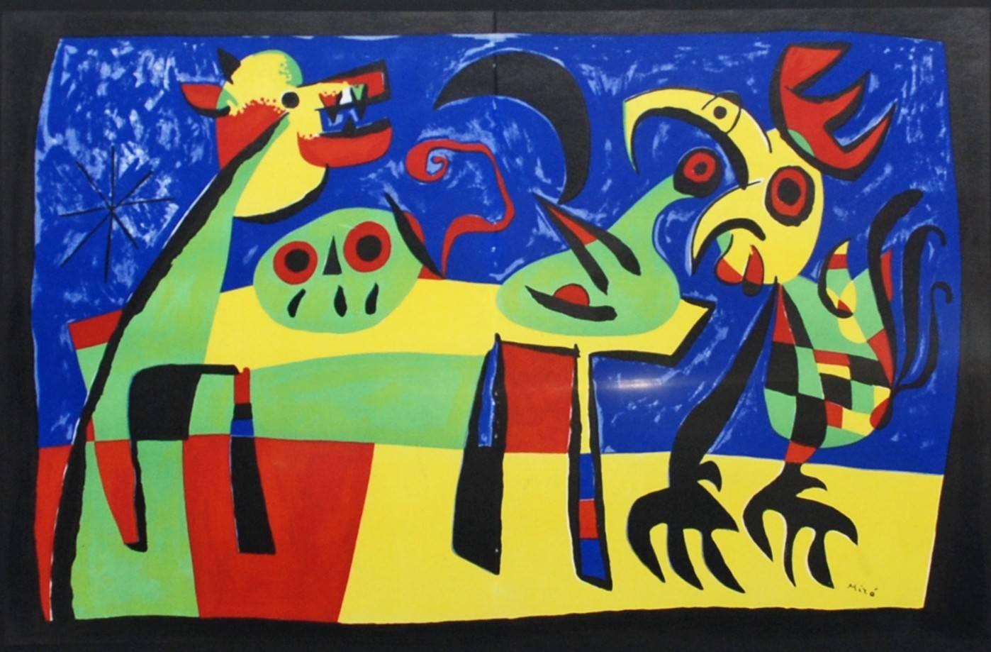 Barking Dog - Print by Joan Miró