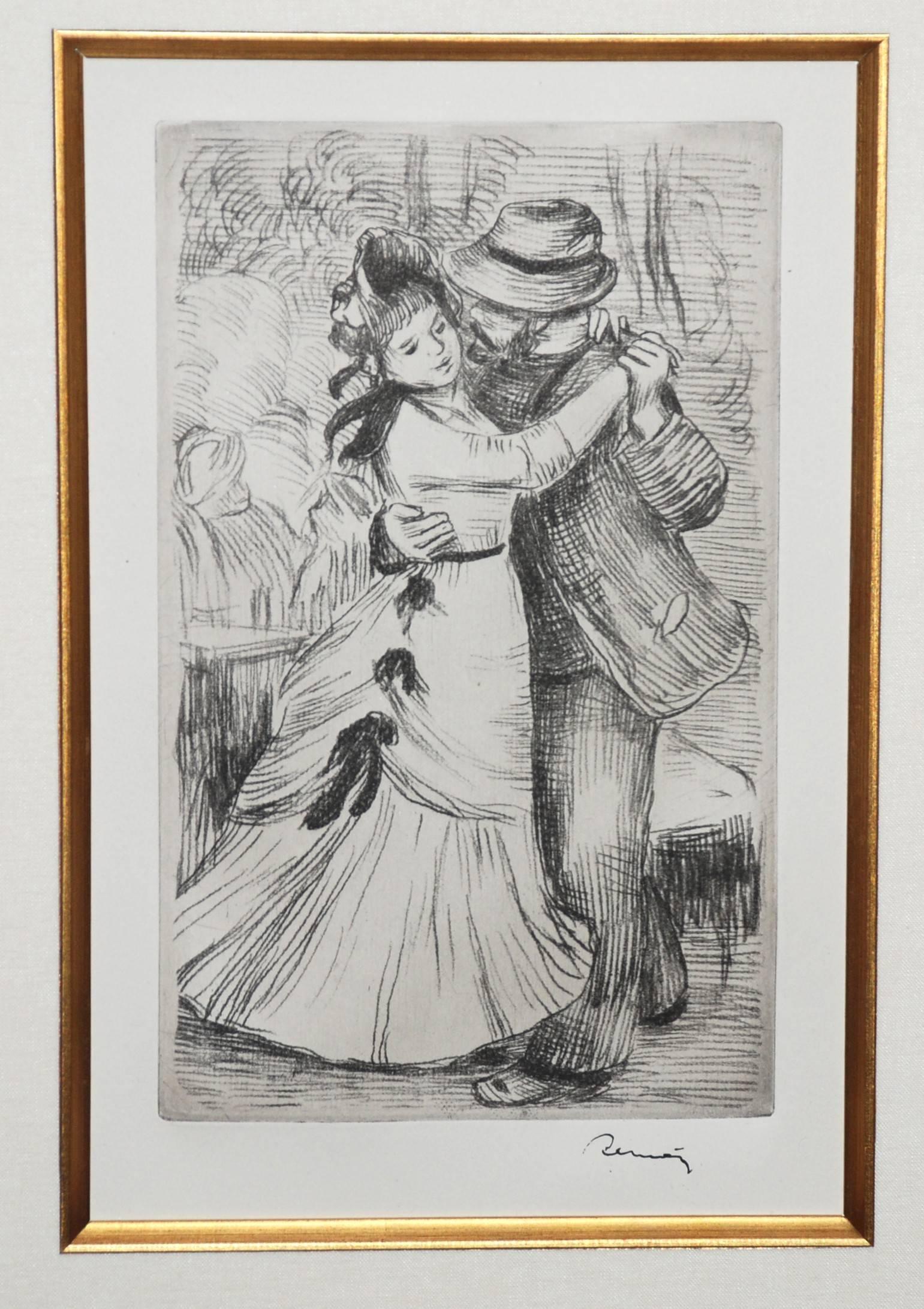 La Danse a la Campagne (2nd Plate) - Print by Pierre-Auguste Renoir