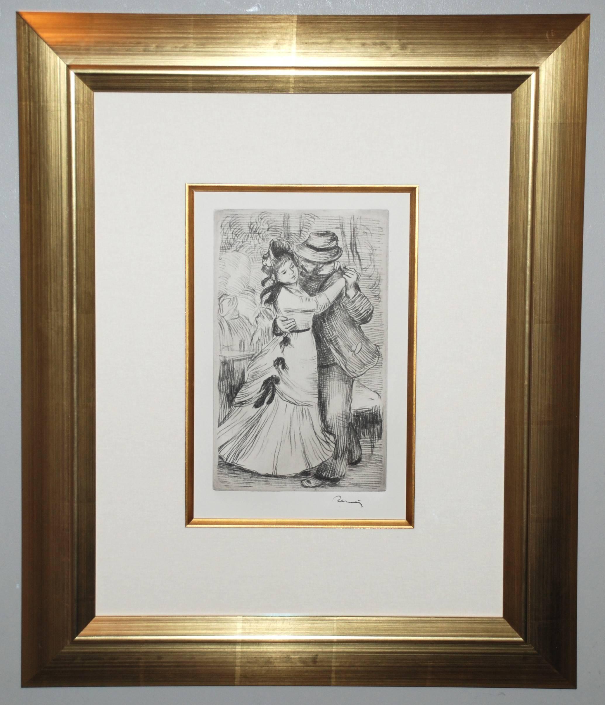Pierre-Auguste Renoir Figurative Print - La Danse a la Campagne (2nd Plate)
