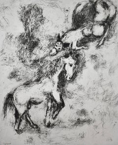 Marc Chagall - The Horse and the Donkey The Horse and the Donkey