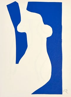 Henri Matisse Lithograph Print, 1958, Nus Bleus VIII, The Last Works of Matisse