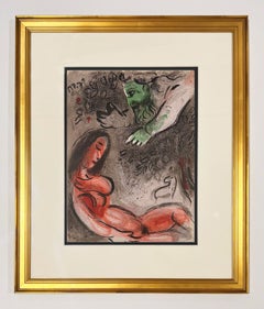 Eve Incurs God's Displeasure, from Drawings for the Bible