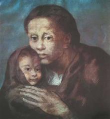 Mother and Child with Shawl, from Barcelona Suite