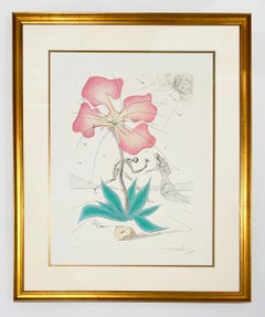 Salvador Dali Color Etching, Signed, 1973, The Twelve Tribes of Israel, Reuben