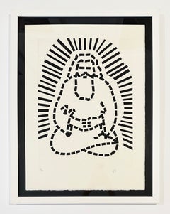 Gravure et aquatinte de Roy Lichtenstein, Pop Art, paraphée, 1992, Passage du…