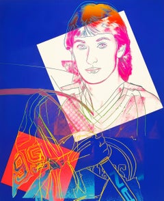 Andy Warhol, Wayne Gretzky #99 Screenprint on Lenox Board, Pop Art, 1984