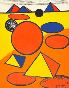 Litografía original de Alexander Calder, «Hommage à San Lazzaro», 1975