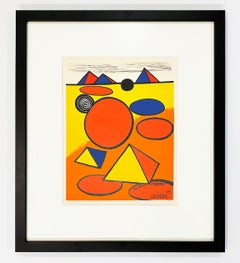 Litografía original de Alexander Calder, «Hommage à San Lazzaro», 1975