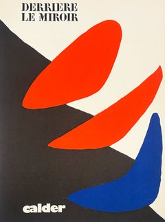 Original-Lithografie von Alexander Calder, „Derrière le Miroir“ Nr. 190, 1971