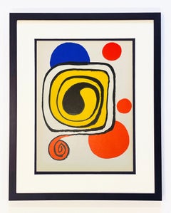 Original-Lithografie von Alexander Calder, „Derrière le Miroir“ Nr. 190, 1971