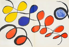 Original-Lithografie von Alexander Calder, „Derrière le Miroir“ Nr. 190, 1971