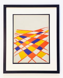 Original-Lithografie von Alexander Calder, „Derrière le Miroir“ Nr. 190, 1971