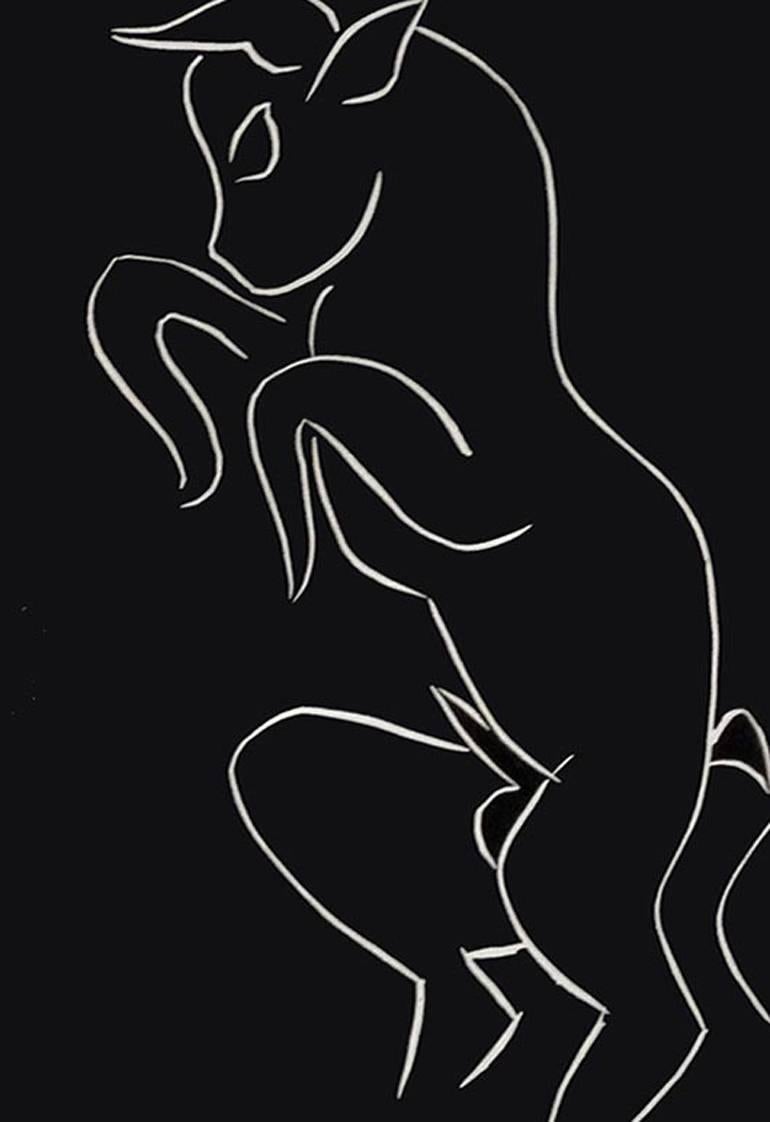 Animal Print Henri Matisse - Assiette 15 : Un Meuglement Different des Autres (un maïs différent des autres)