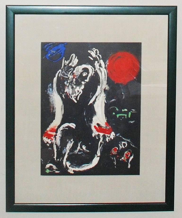 Marc Chagall Figurative Print - Isaiah, from The Bible Lithographs