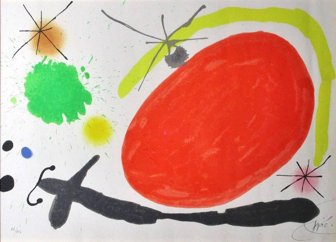 Joan Miró Abstract Print - La Japonaise