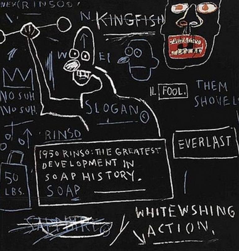 after Jean-Michel Basquiat Abstract Print - Untitled (Rinso)