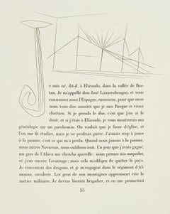 Monogram "J" with Landscape (Plate XI), from Carmen