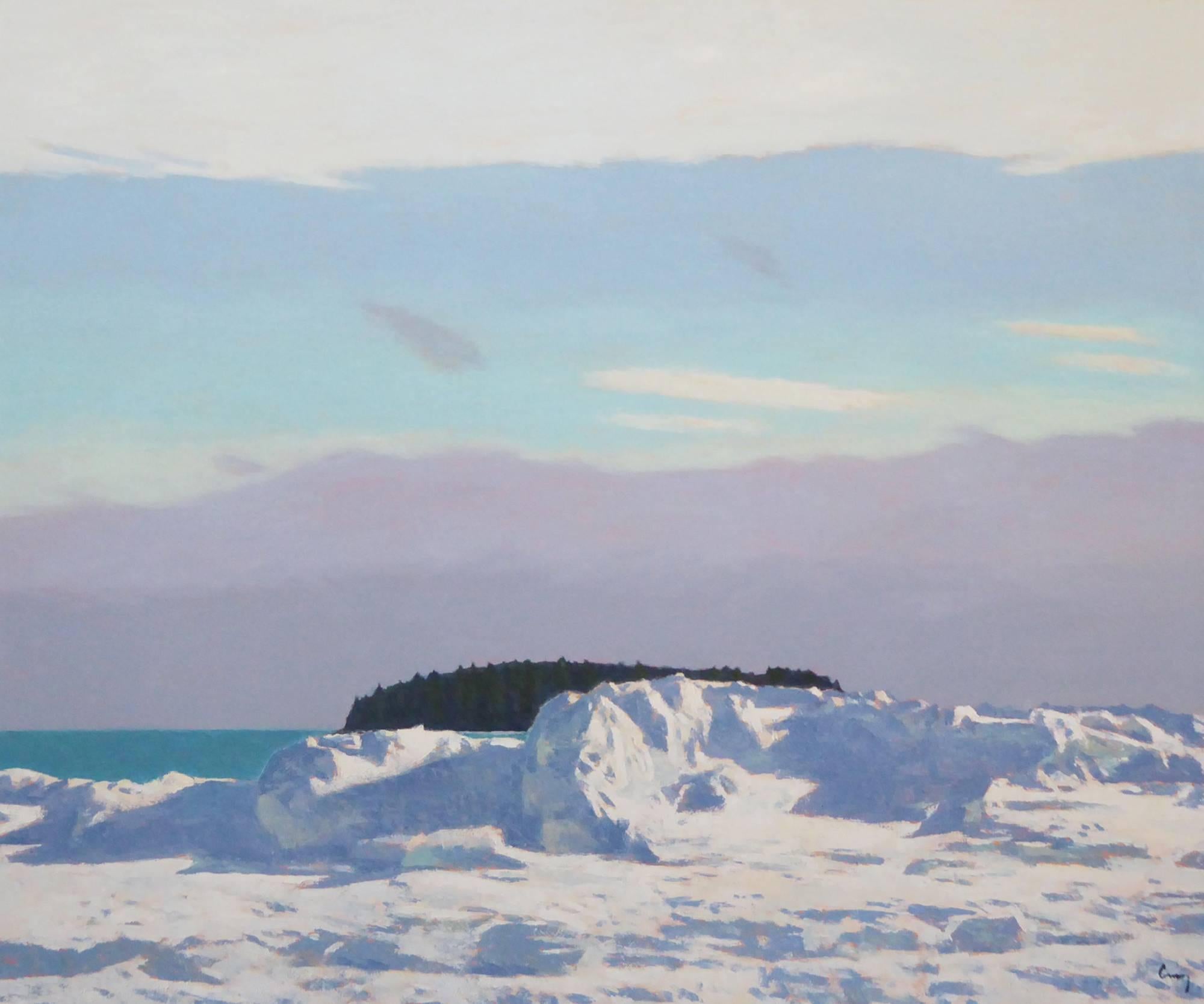 Tom Curry Landscape Painting - Record Snowfall