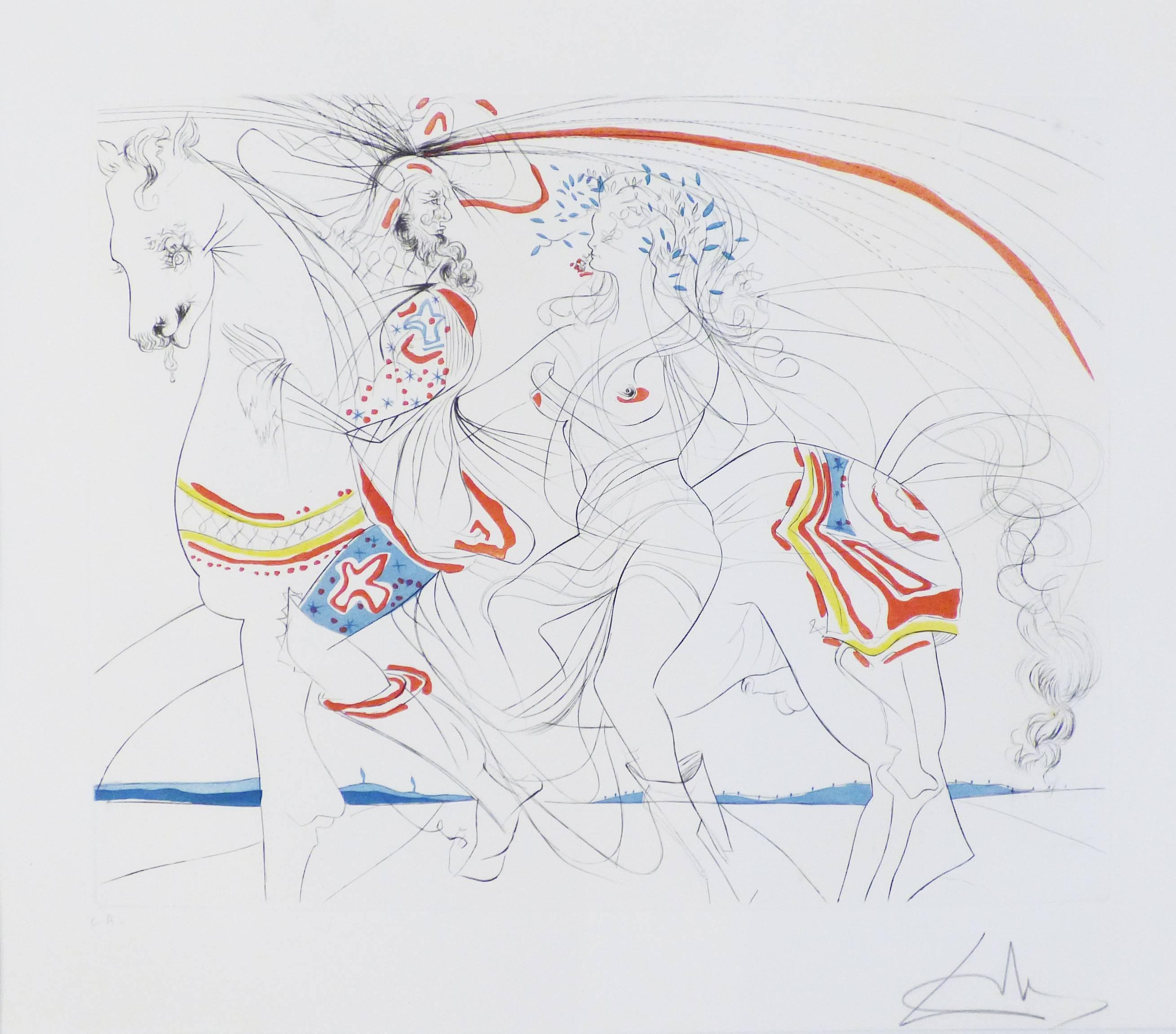 Salvador Dalí Animal Print - Diane De Poitiers