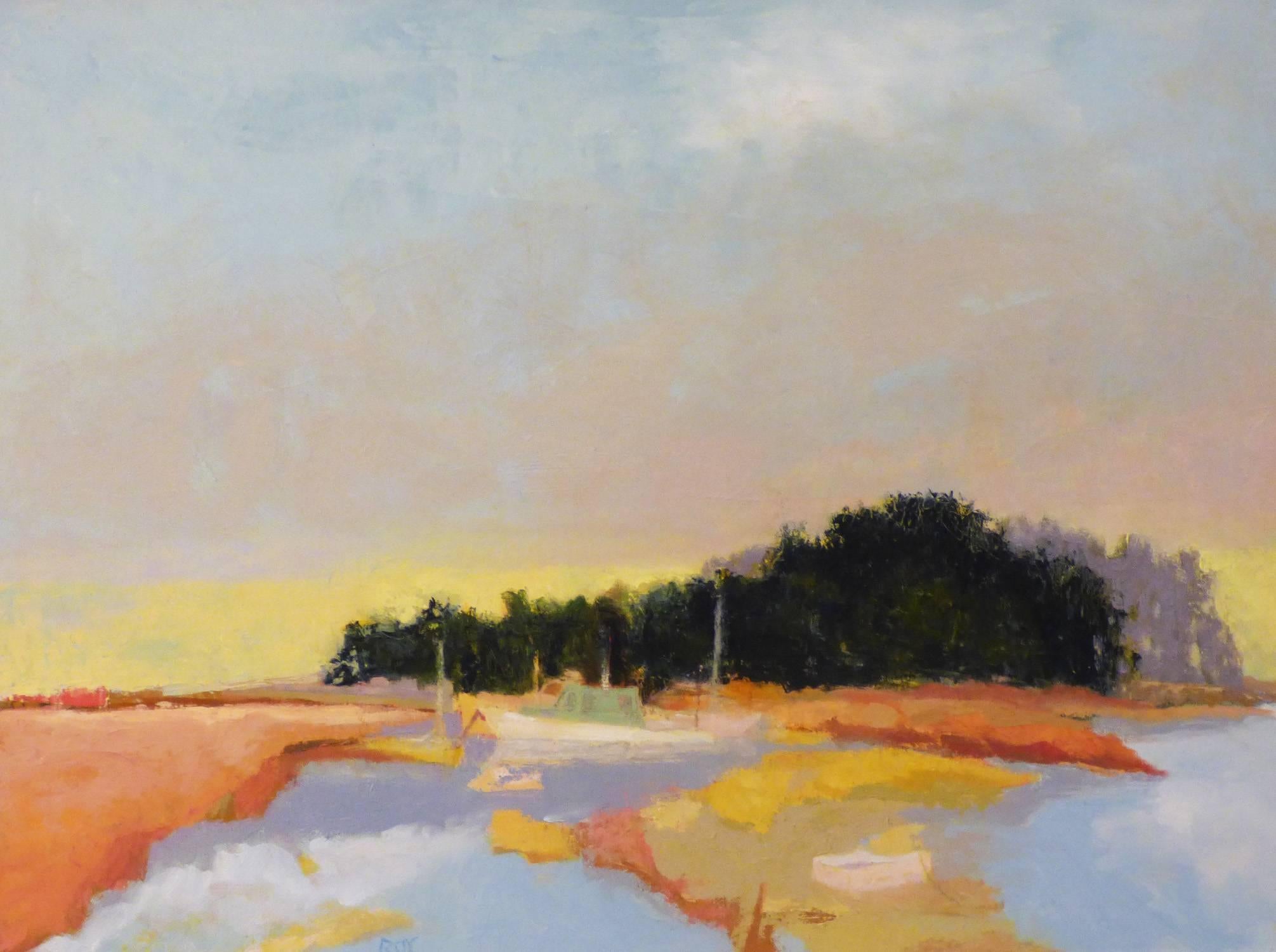 Jan V. Roy Landscape Painting - The Haven