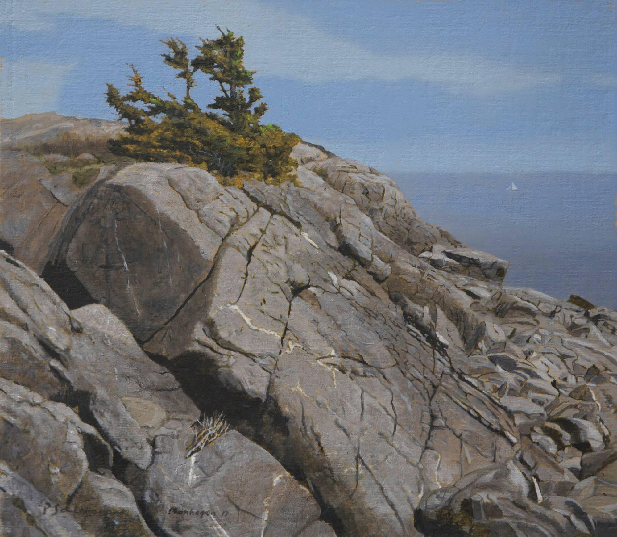 Peter Sculthorpe Distant Sails, Monhegan For Sale at 1stDibs