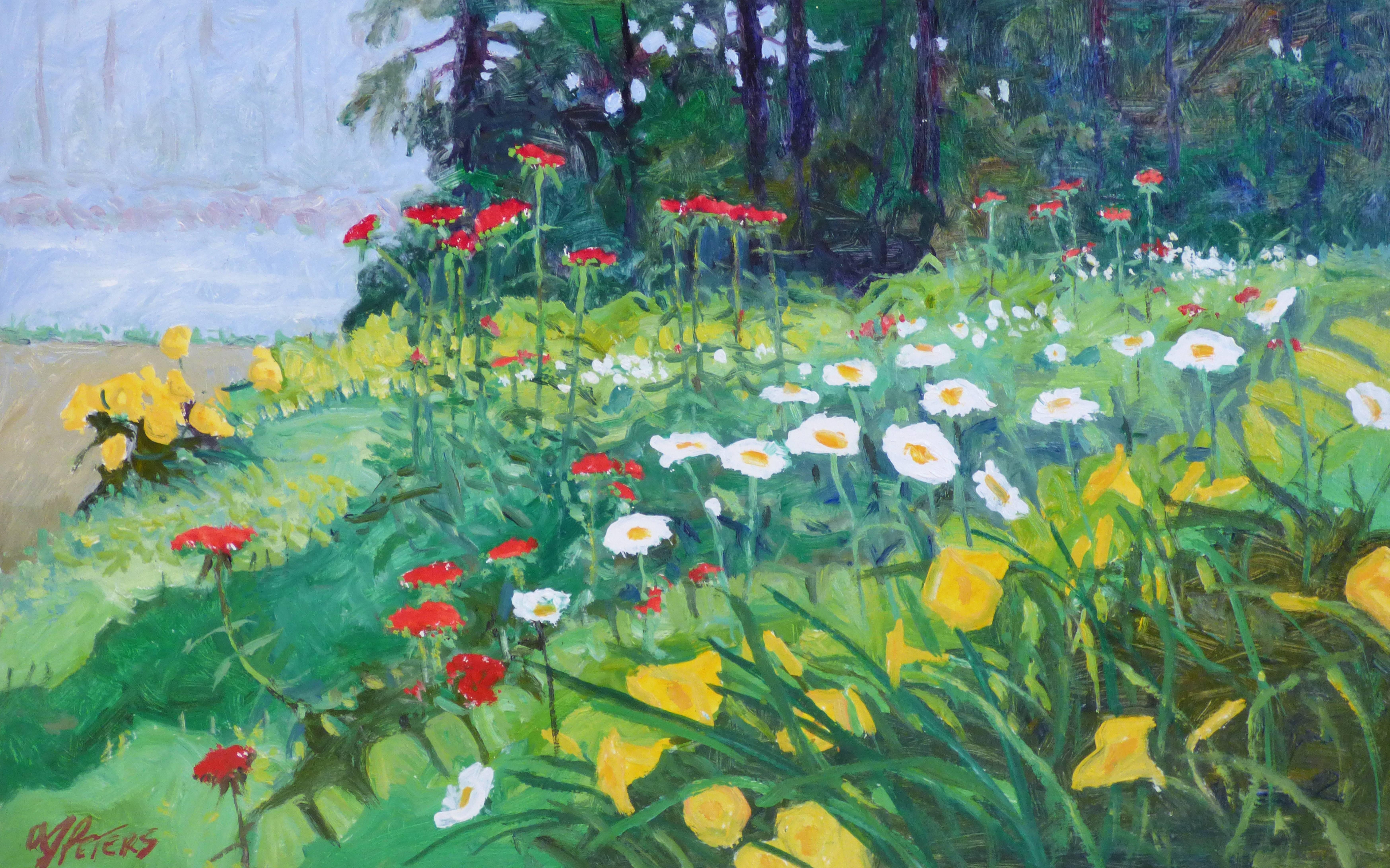 Andrea Peters Landscape Painting - The Season Begins