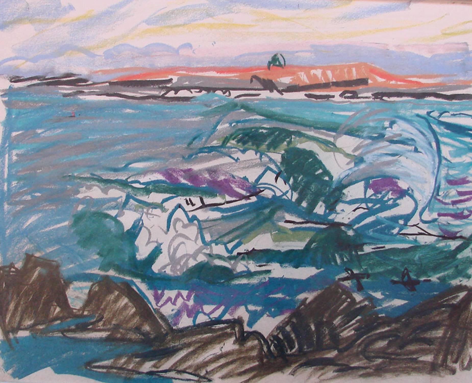 Arthur Thompson Landscape Painting - Coastal Scene I
