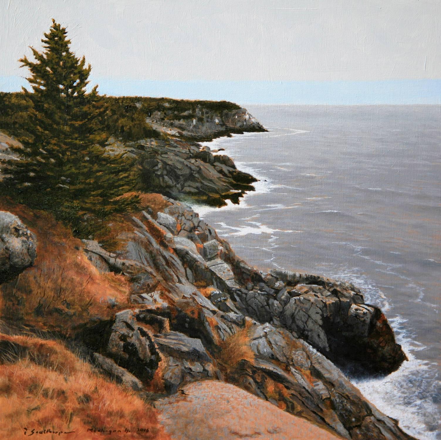 Peter Sculthorpe Landscape Painting - North to Blackhead
