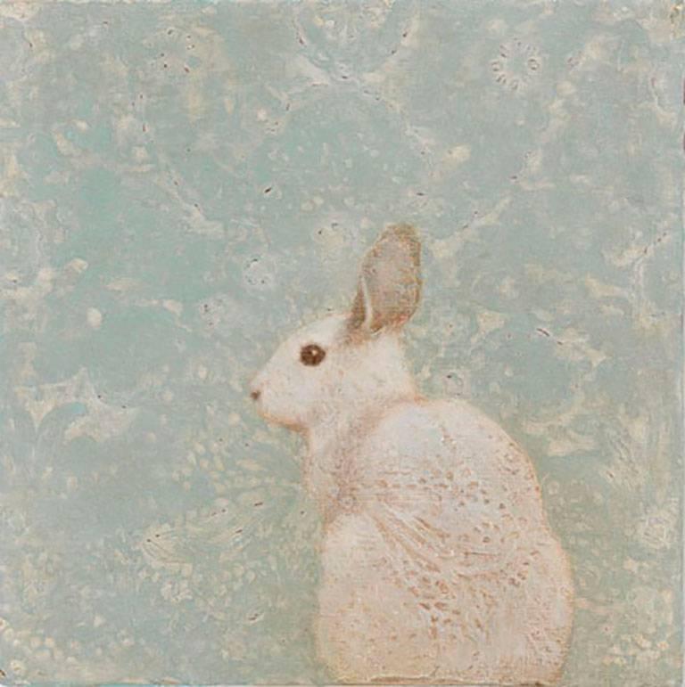 Susan Hall Animal Painting - Awareness