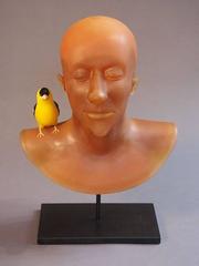 Bust With Goldfinch