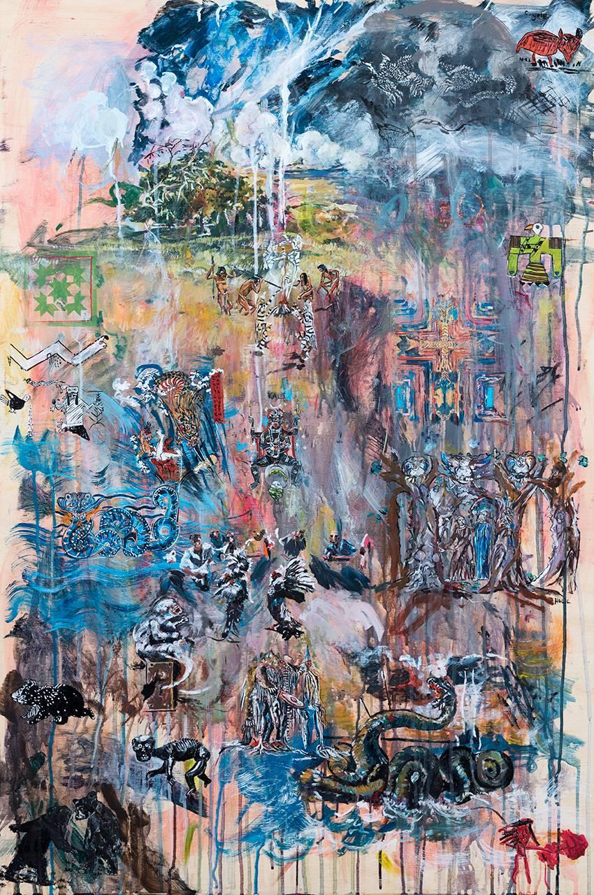 Amanda Sciullo Animal Painting - Chingaming