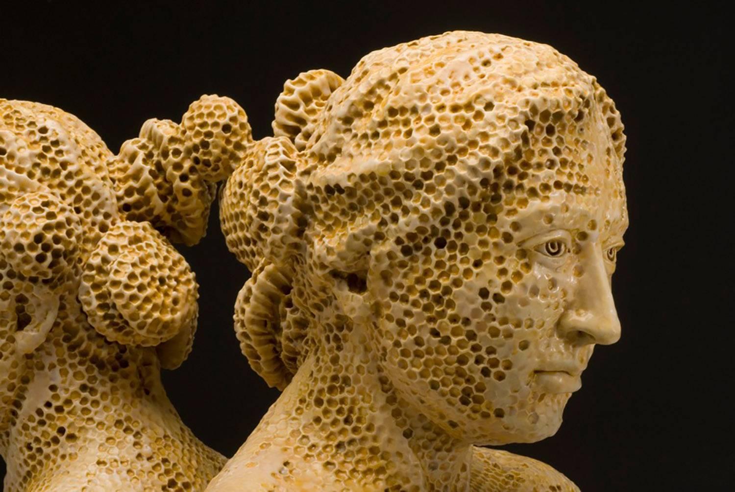 Apiary Twins - Sculpture by Adrian Arleo