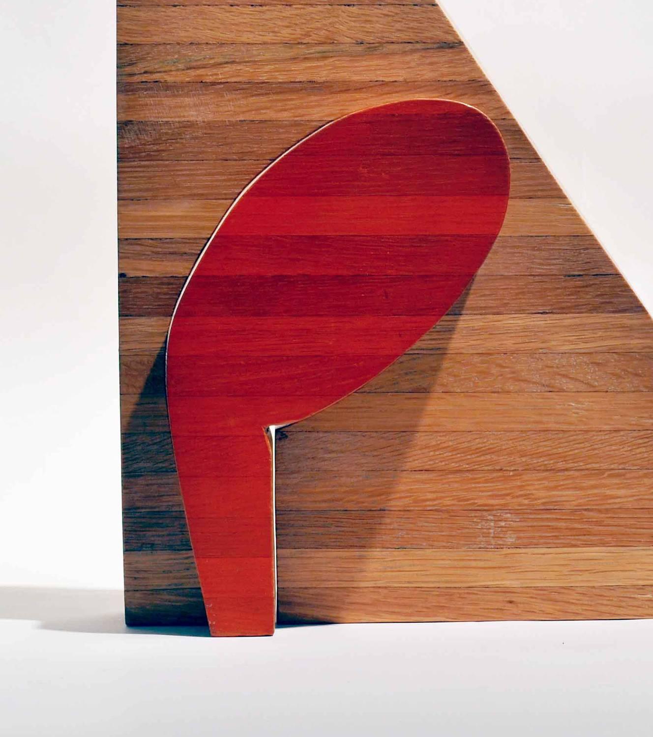 SAILING - mid-century modern sculpture - vintage geometric abstraction  - Sculpture by Doris Chase