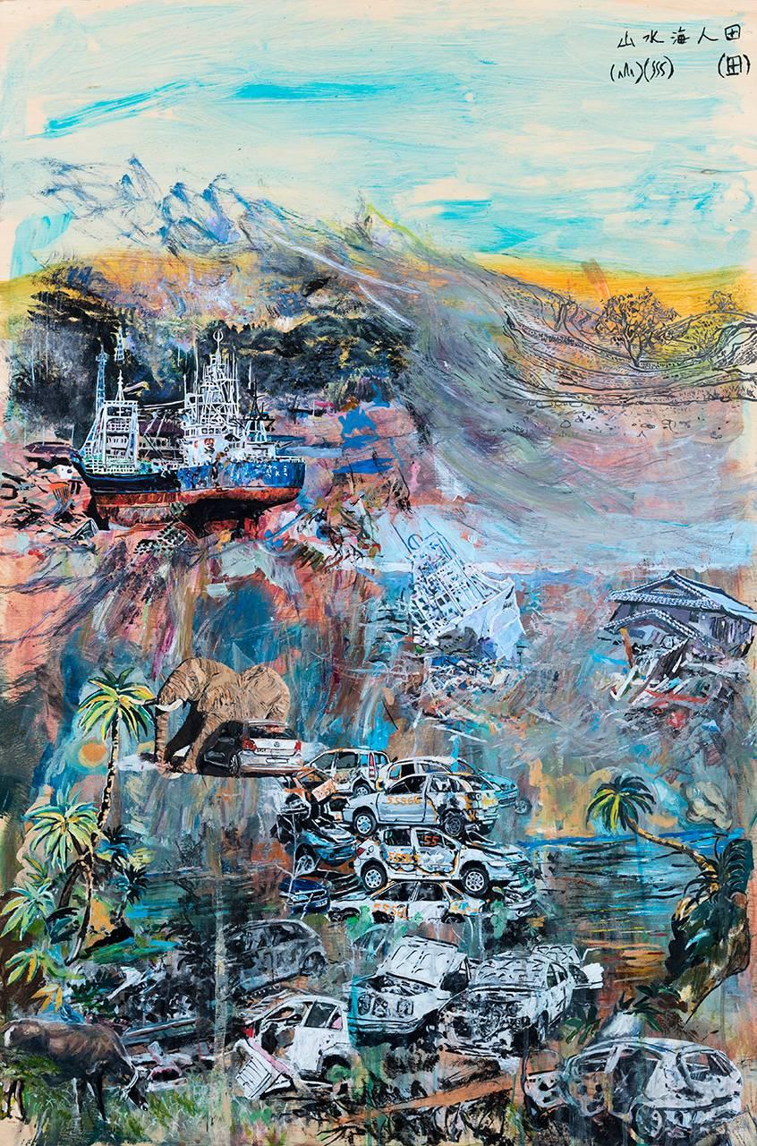 Meditations in an Emergency - Painting by Amanda Sciullo