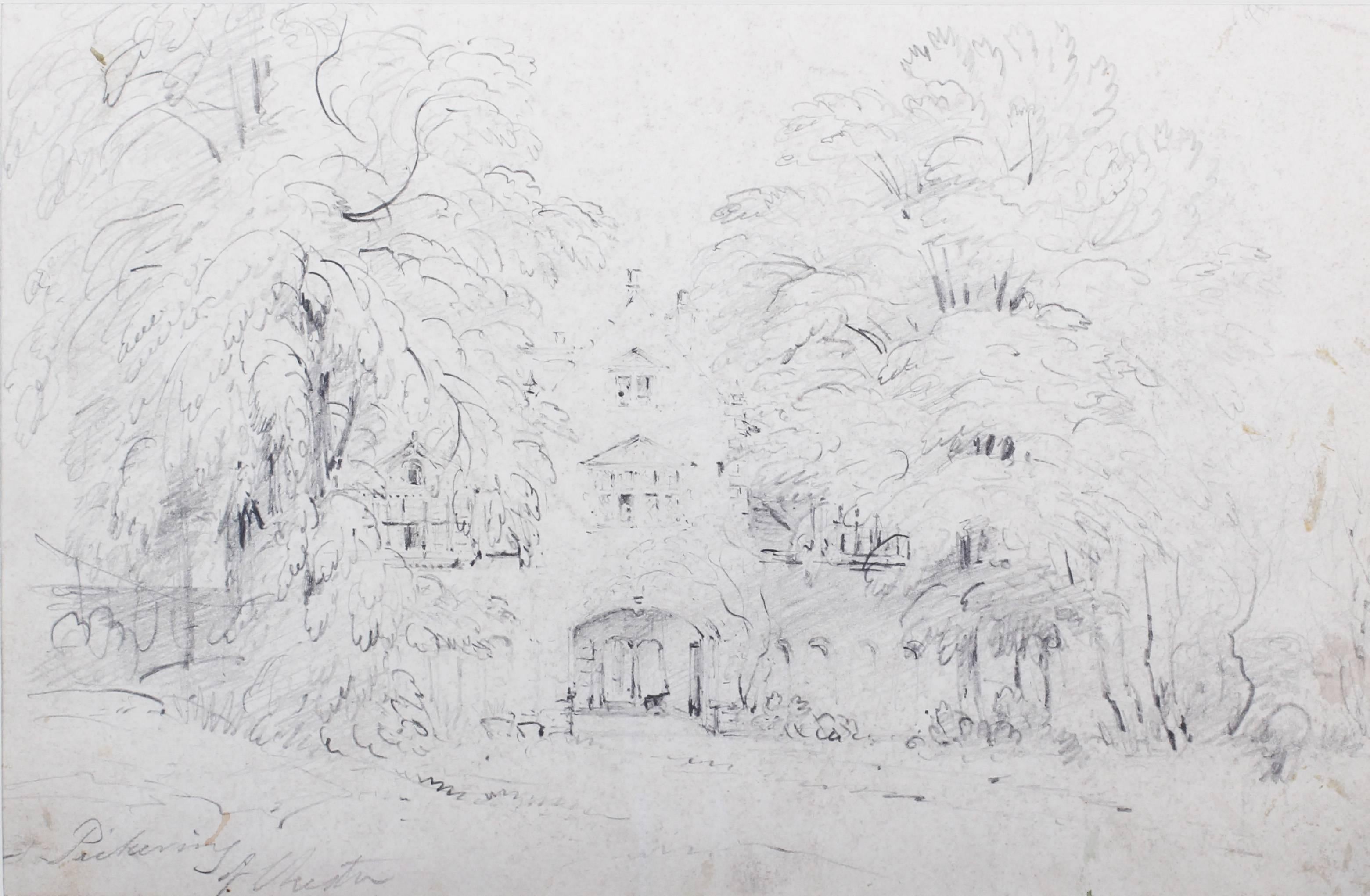 George James Rowe Landscape Art - Pickering of Chester
