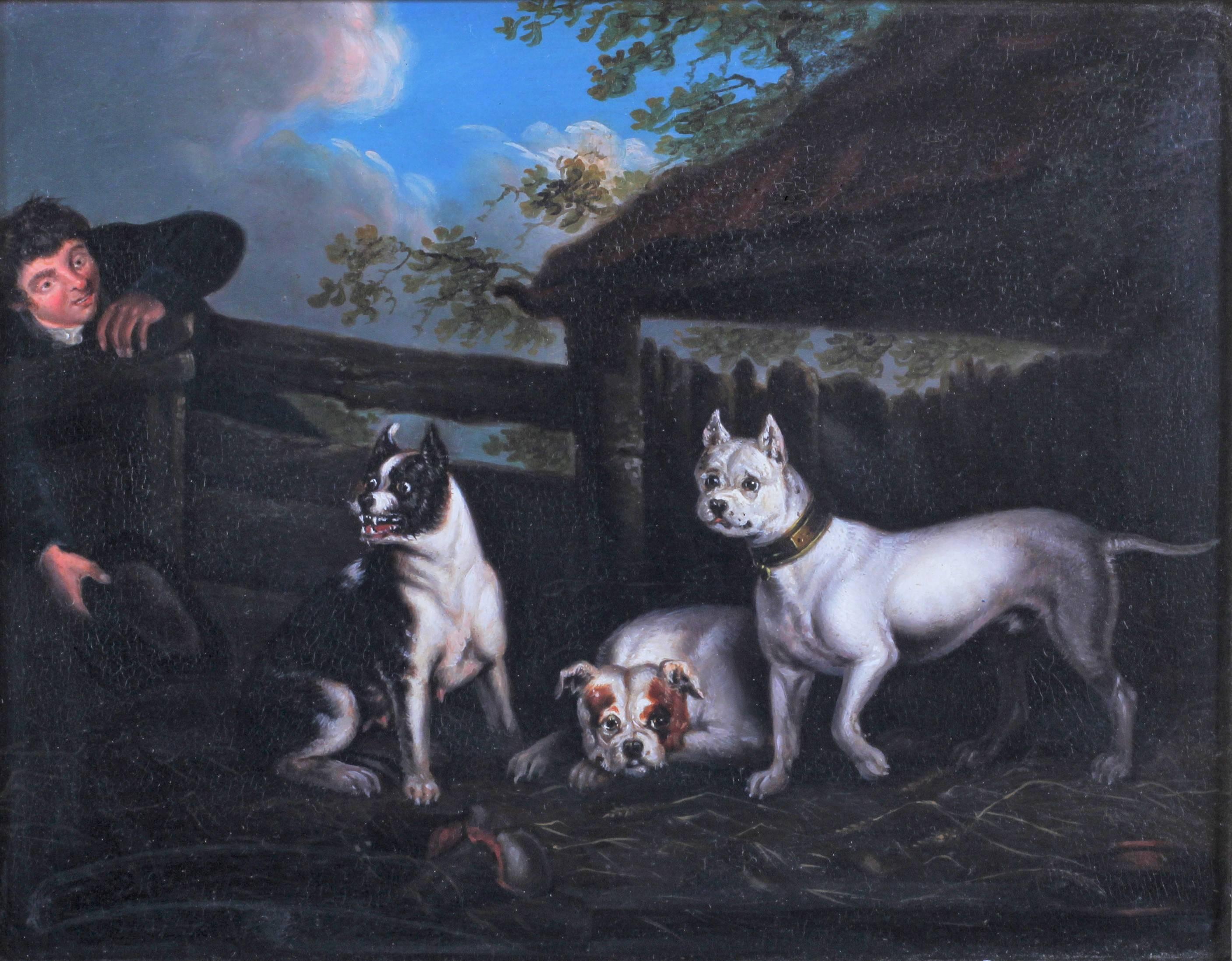 Samuel Raven Animal Painting - Wasp, Child and Billy