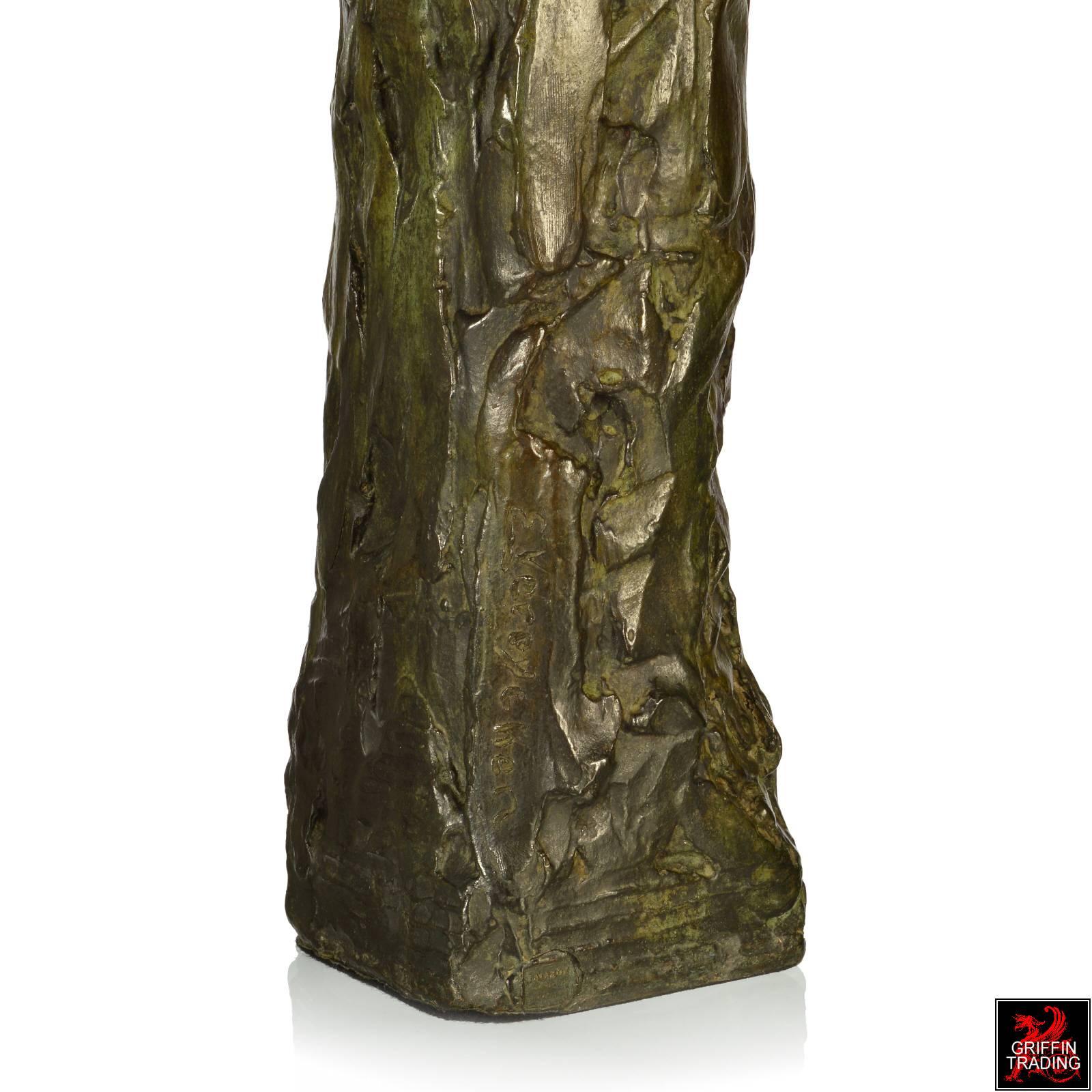 Galathea Female Nude Bronze Sculpture by Edouard Vereycken For Sale 7