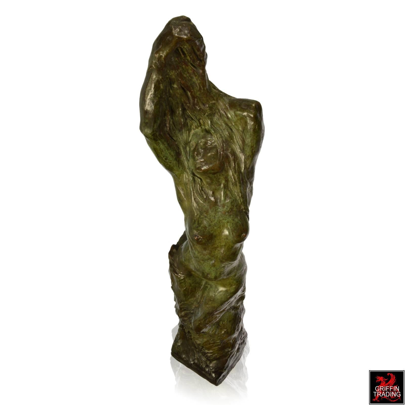 Galathea Female Nude Bronze Sculpture by Edouard Vereycken For Sale 5